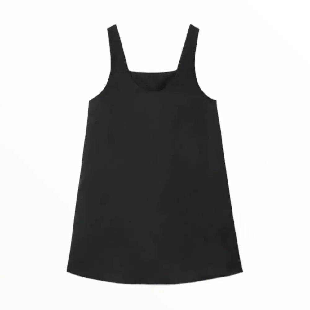 ZARA Kids | Black | JEWEL POCKET PINAFORE DRESS